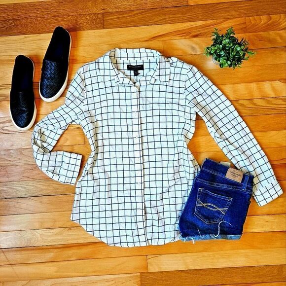 NTW Banana Republic plaid Button Down Shirt - Picture 1 of 10
